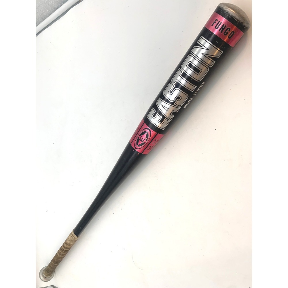 Easton Fungo Bat 35in 22oz Black Red Aluminum Training Bat MDL F1